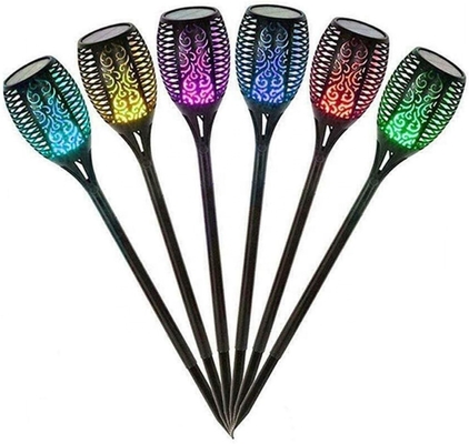 Outdoor Garden Solar Flame Torch Lights 96pcs LEDs Solar Powered LED Torches