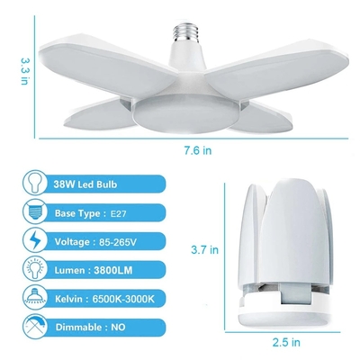 28W LED Industrial Bulb Foldable Table Lamp For Home Living Room