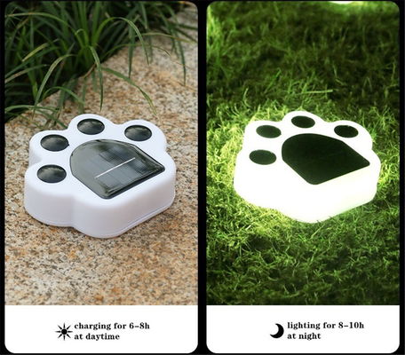 IP65 Solar LED Garden Lights Atmosphere Buried PVC Bear Paw Lamp