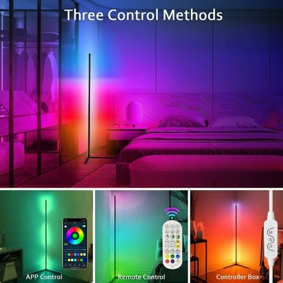 SMD5050 RGB Solar LED Flood Lights Decor Indoor Standing Lamp