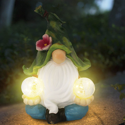 Garden Statue Solar Light Crafts Luminous Decorative Gift Panel