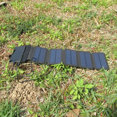 10W Foldable Solar Panel 5V 2.1A USB Output Devices For Smartphones