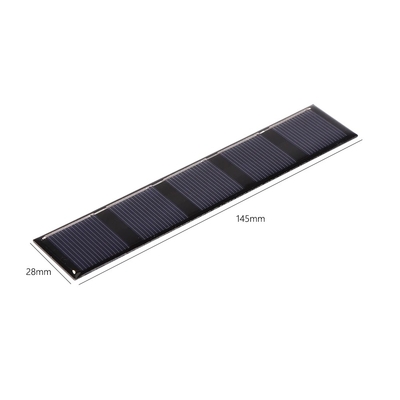 0.5W 2.5V 145*28mm Outdoor Portable Solar Panel Charger For Power Bank