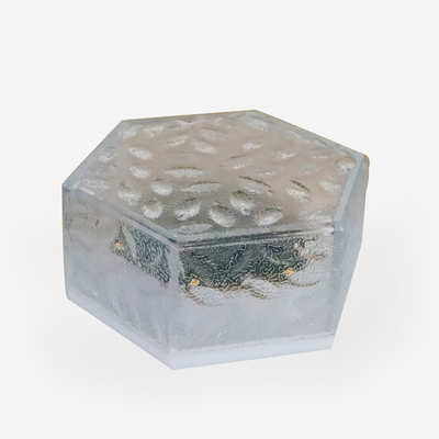 Solar Outdoor Waterproof Ice Brick Lights Decorative Hexagonal Buried Lights Courtyard Lawn Path Solar LED Lights